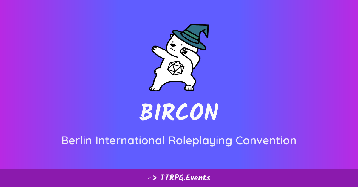The Frost Dreamer - Berlin International RPG Convention 2026 - BIRCON